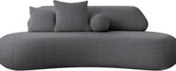Sofa trzyosobowa Balme szara boucle