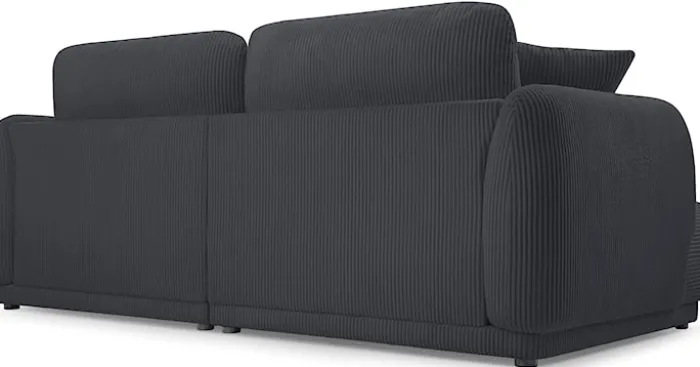 Sofa trzyosobowa Chacco grafitowa sztruks
