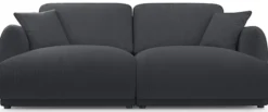 Sofa trzyosobowa Chacco grafitowa sztruks