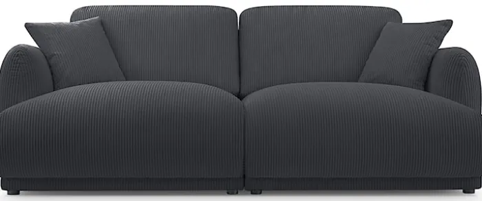 Sofa trzyosobowa Chacco grafitowa sztruks
