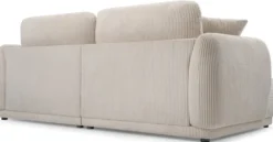 Sofa trzyosobowa Chacco jasnobeżowa sztruks