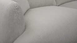 Sofa trzyosobowa Chacco jasnoszara sztruks