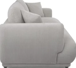 Sofa trzyosobowa Chacco jasnoszara sztruks