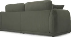 Sofa trzyosobowa Chacco oliwkowa sztruks