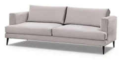 Sofa trzyosobowa Dragato beżowa welur
