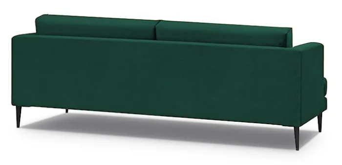 Sofa trzyosobowa Dragato zielona welur