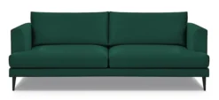 Sofa trzyosobowa Dragato zielona welur