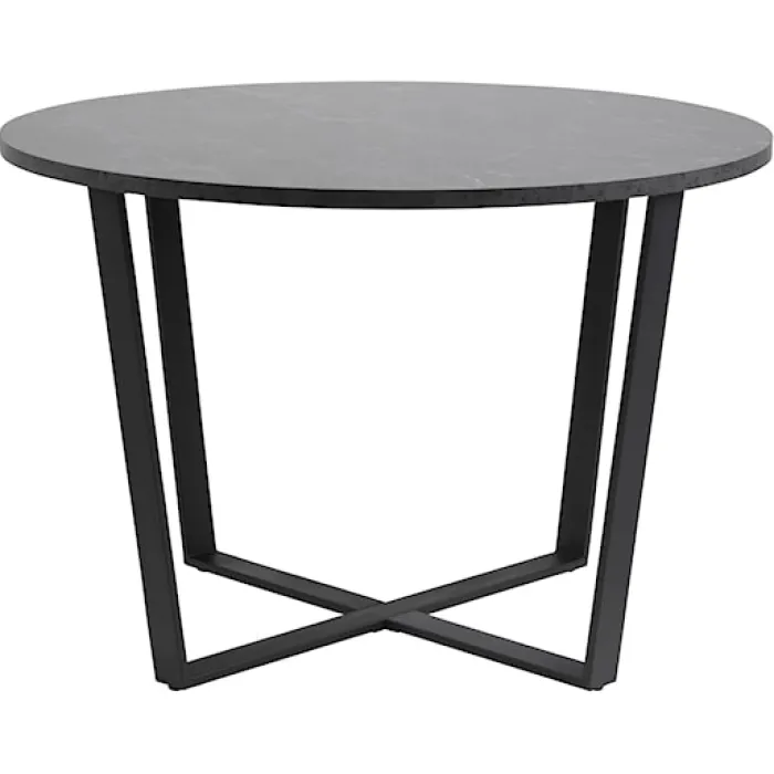Stół Adhafera czarny średnica 110 cm