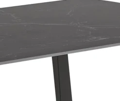 Stół do jadalni Antalya 180x90 cm grafitowy ceramiczny blat