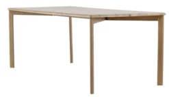 Stół do jadalni Culovers 75x90x200cm naturalny dąb