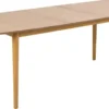 Stół do jadalni Elisma rozkładany fornir dębowy lakierowany 180-219 cm