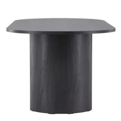Stół do jadalni Grundsund z owalnym blatem 220x100 cm dąb czarny