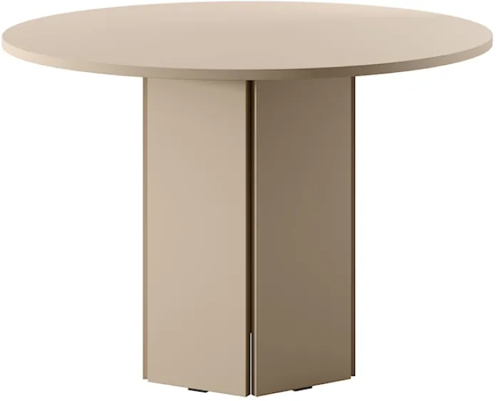 Stół do jadalni Hexa okrągły 110 cm Cappuccino