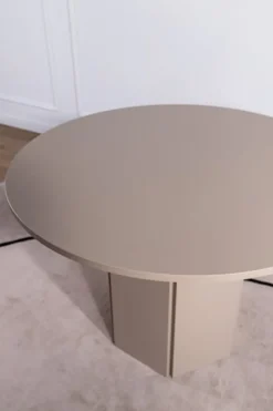Stół do jadalni Hexa okrągły 110 cm Cappuccino
