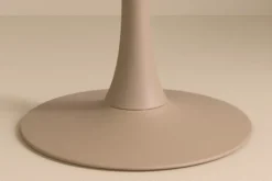 Stół do jadalni Litallate okrągły 100 cm beżowy