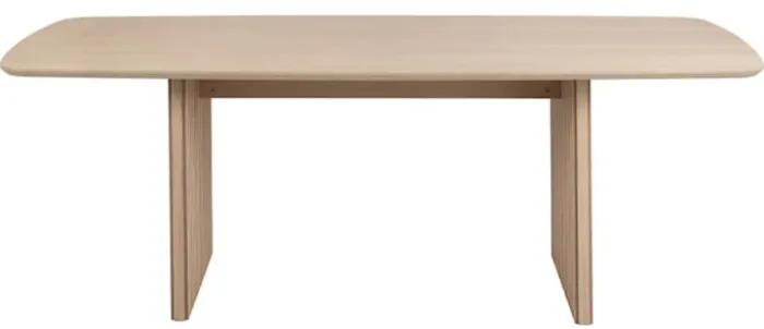 Stół do jadalni Maschy 220x105 cm dąb bielony lamele