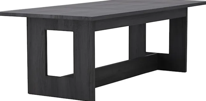 Stół do jadalni Noreel 235x100 cm dąb czarny