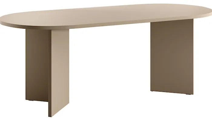 Stół do jadalni Ovo owalny 204 cm Cappuccino