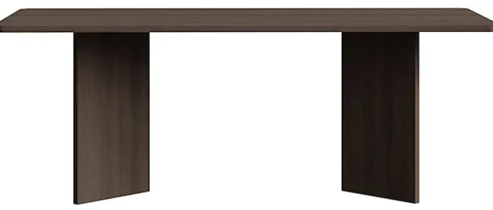 Stół do jadalni Qubeo 204x90 cm jesion prestige bronze