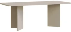 Stół do jadalni Qubeo 204x90 cm kaszmir