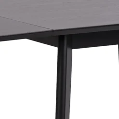 Stół do jadalni rozkładany Gemirro 80-120x80 cm dąb czarny fornir