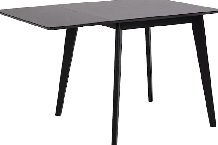 Stół do jadalni rozkładany Gemirro 80-120x80 cm dąb czarny fornir