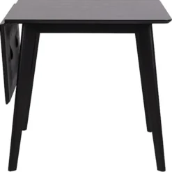 Stół do jadalni rozkładany Gemirro 80-120x80 cm dąb czarny fornir
