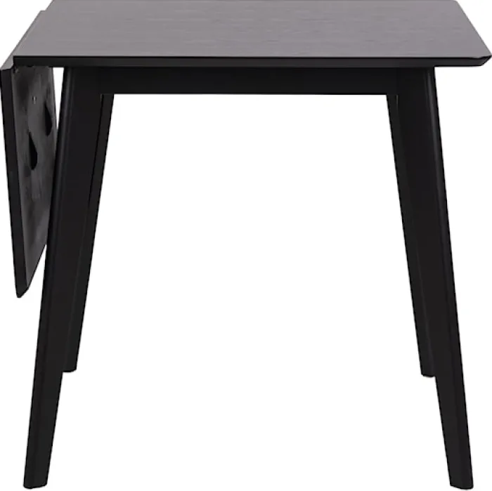 Stół do jadalni rozkładany Gemirro 80-120x80 cm dąb czarny fornir