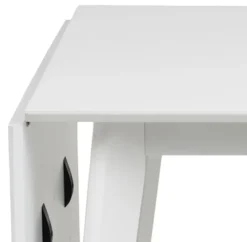 Stół do jadalni rozkładany Gemirro 80-120x80 cm biały