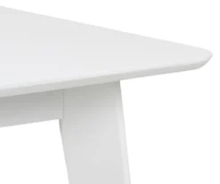 Stół do jadalni rozkładany Gemirro 80-120x80 cm biały