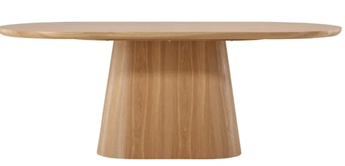 Stół do jadalni Simurry owalny 200x90 cm dąb naturalny