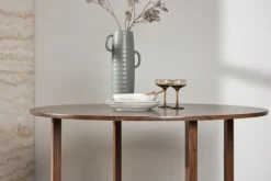 Stół do jadalni Tallone okrągły 120 cm orzech