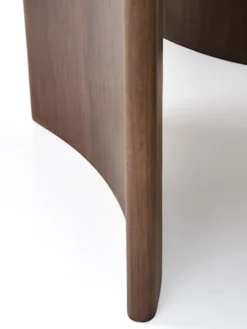 Stół okrągły do jadalni Caldo 120 cm orzech