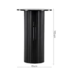 Stolik barowy Hydrown średnica 70 cm dąb czarny