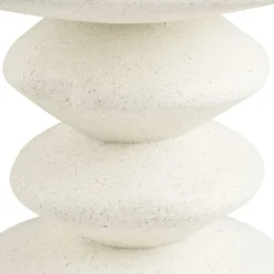 Stolik boczny Blackburn okrągły 36 cm biały