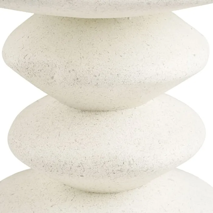 Stolik boczny Blackburn okrągły 36 cm biały