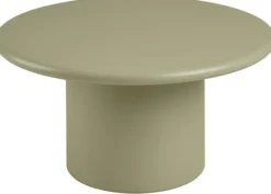 Stolik kawowy Nagano okrągły 80 cm zielony mat