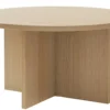 Stolik kawowy Ovo okrągły 76 cm Dąb Lindberg