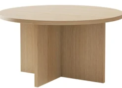 Stolik kawowy Ovo okrągły 76 cm Dąb Lindberg