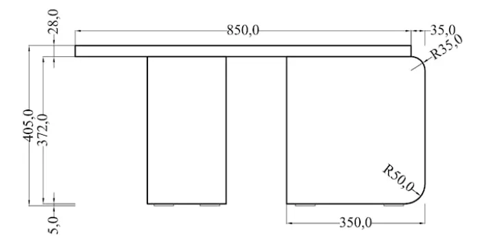 Stolik kawowy Preffines okrągły85 cm Orzech Wisconsin