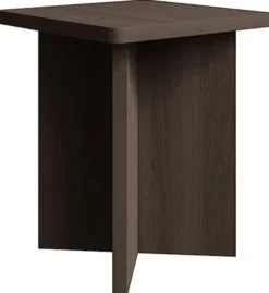 Stolik kawowy Qubeo kwadratowy 42 cm jesion prestige bronze