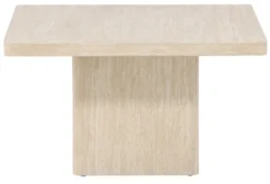 Stolik kawowy Qvart kwadratowy 80 cm trawertyn