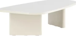 Stolik kawowy Ritony 130x65 cm jasnobeżowy
