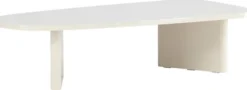 Stolik kawowy Ritony 130x65 cm jasnobeżowy