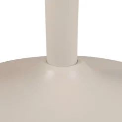 Stolik kawowy Roshly średnica 60 cm trawertyn ceramiczny blat z metalową podstawą
