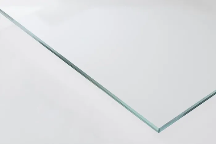 Stolik kawowy Samos średnica 80 cm transparentny szklany