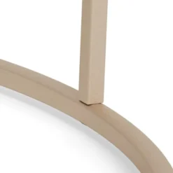 Stolik kawowy Seaford średnica 80 cm beżowy