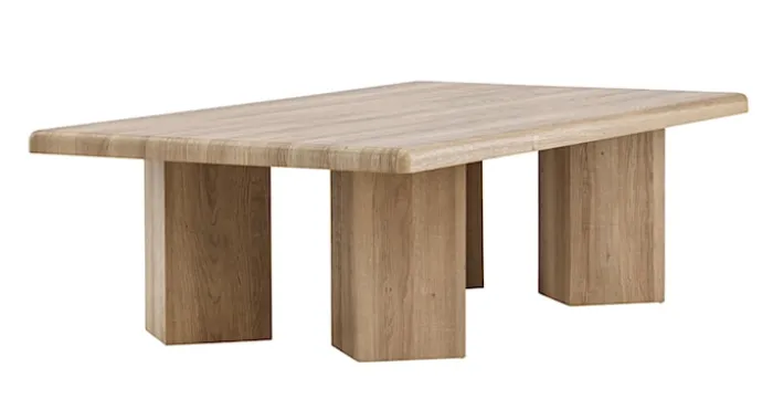 Stolik kawowy Slavell 140x80x40cm dąb naturalny
