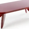 Stolik kawowy Soraya 120x60 cm bordowy lakierowany