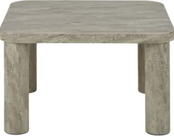Stolik kawowy Sorisel 60x60 cm szary marmur